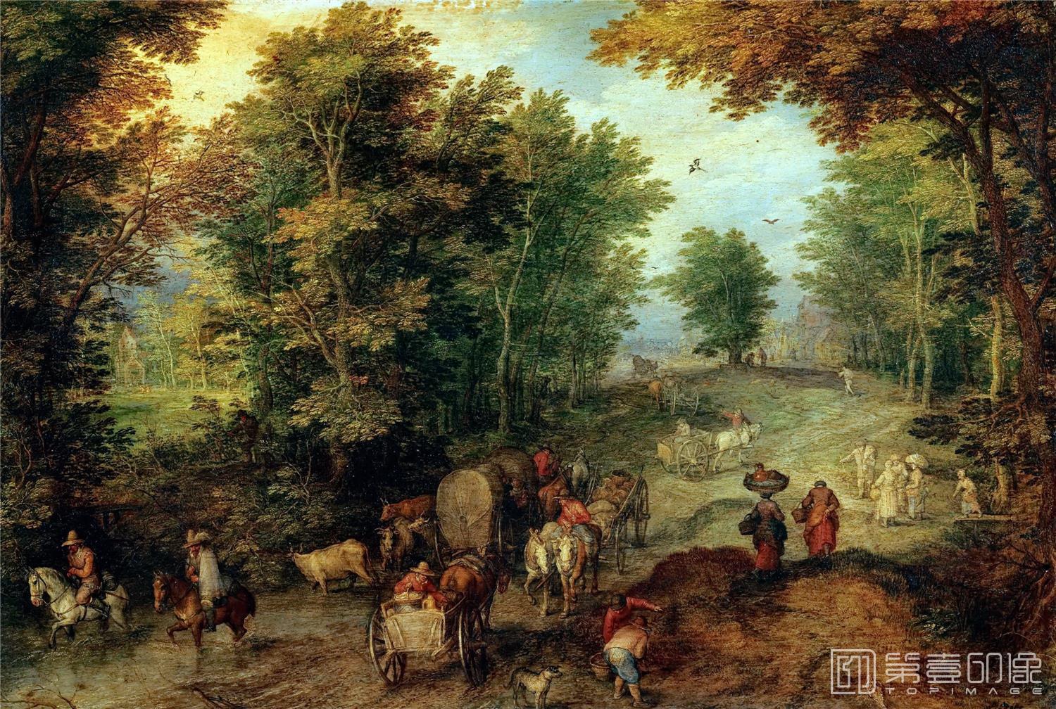 油画-彼得·勃鲁盖尔 Jan Brueghel-079